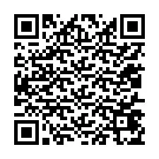 QR-koodi puhelinnumerolle +12017475346