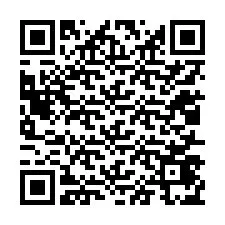 QR kód a telefonszámhoz +12017475392