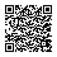 QR-code voor telefoonnummer +12017475918