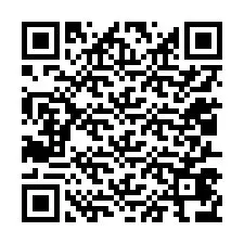 QR-koodi puhelinnumerolle +12017476176