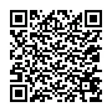 QR-koodi puhelinnumerolle +12017476748