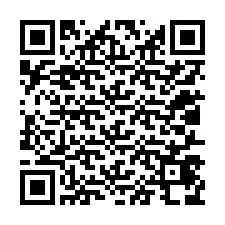 QR код за телефонен номер +12017478138