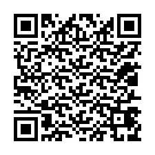 QR-koodi puhelinnumerolle +12017479069