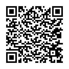 QR-код для номера телефона +12017479786