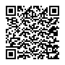 QR-koodi puhelinnumerolle +12017511423