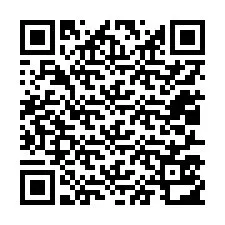 QR-koodi puhelinnumerolle +12017512137