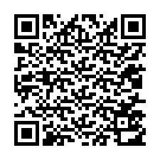 QR-koodi puhelinnumerolle +12017512782