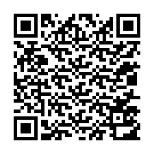 QR Code สำหรับหมายเลขโทรศัพท์ +12017512784