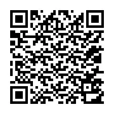 QR код за телефонен номер +12017512789