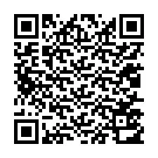 QR kód a telefonszámhoz +12017512792