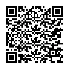 QR-koodi puhelinnumerolle +12017538087