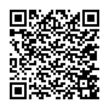 Código QR para número de teléfono +12017541796