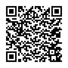 QR код за телефонен номер +12017541797