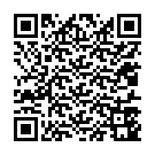 QR kód a telefonszámhoz +12017541802