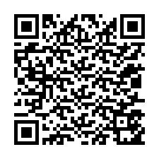 QR kód a telefonszámhoz +12017551194