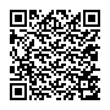 QR-koodi puhelinnumerolle +12017553766