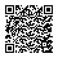 QR код за телефонен номер +12017553786