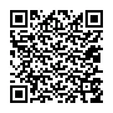 Kode QR untuk nomor Telepon +12017556167