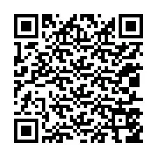 Codice QR per il numero di telefono +12017556430