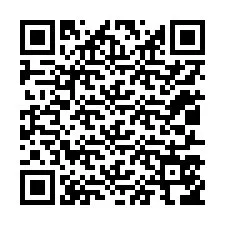 QR-koodi puhelinnumerolle +12017556431