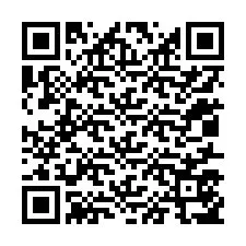 QR kód a telefonszámhoz +12017557180