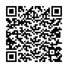 QR-koodi puhelinnumerolle +12017557426