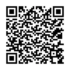 QR-kood telefoninumbri jaoks +12017558209