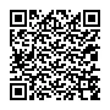 Codice QR per il numero di telefono +12017558210