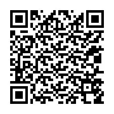 Kode QR untuk nomor Telepon +12017558620