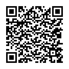 QR код за телефонен номер +12017559656