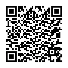 QR kód a telefonszámhoz +12017559941