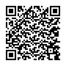 QR Code สำหรับหมายเลขโทรศัพท์ +12017588792