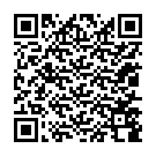 Código QR para número de teléfono +12017588795