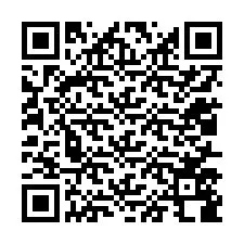 QR код за телефонен номер +12017588796