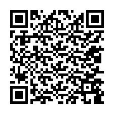 QR-kood telefoninumbri jaoks +12017589396