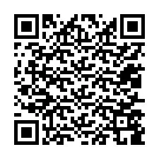 Kod QR dla numeru telefonu +12017589397