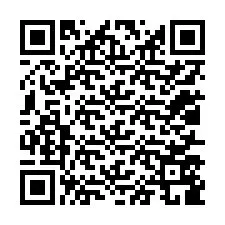 QR код за телефонен номер +12017589399