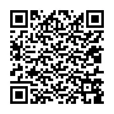 QR код за телефонен номер +12017589402