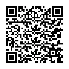 QR код за телефонен номер +12017589404