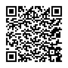 QR kód a telefonszámhoz +12017589405