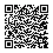 Kode QR untuk nomor Telepon +12017589406