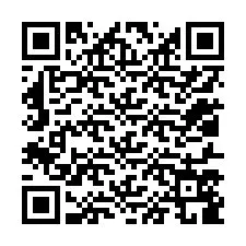 Kode QR untuk nomor Telepon +12017589409