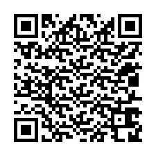 QR-koodi puhelinnumerolle +12017628824