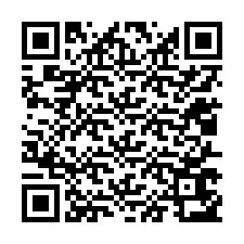 QR код за телефонен номер +12017653362