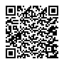 QR код за телефонен номер +12017653363