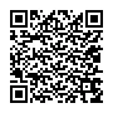 Codice QR per il numero di telefono +12017656476