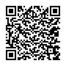 QR код за телефонен номер +12017656477