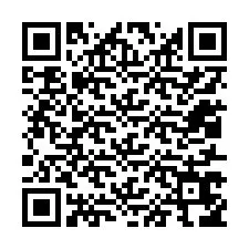 QR код за телефонен номер +12017656487