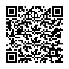 電話番号のQRコード +12017656489