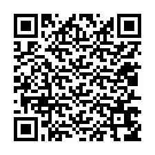 QR-koodi puhelinnumerolle +12017656566